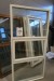 Fenster, Holz, weiß / weiß, H212xB12,5 cm, Rahmenbreite 11,5 cm. Wurde montiert