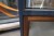 Window, wood / aluminum, black, dark wood / white, H119xB95 cm, frame width 12 cm