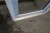 Terrace door, right in, wood / aluminum, white / white, H210xB100 cm, frame width 13 cm