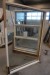Window, wood / aluminum, white / white, H210xB140 cm, frame width 13 cm. With solid glass. model Photo