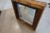 Holzfenster dunkel geölt, H60xB60 cm. Heftbreite 11,5 cm. 3-Schicht-Glas
