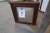 Holzfenster Mahagoni, H60xB60 cm. Heftbreite 11,5 cm. 3-Schicht-Glas