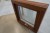Wooden window mahogany, H60xB60 cm. Staple width 11.5 cm. 3-layer glass