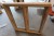 Wood window, untreated, H108xB105 cm, frame width 11.5 cm. With groove for bottom piece