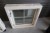 Window, wood, white / white, H60xB60 cm, frame width 11.5 cm