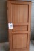 Interior door with frame, wood, mahogany, frame size: H208,5xB87,5xT9,5 cm