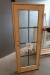 Facade door, left out, wood, untreated, H204,5xB77,5 cm, frame width 11,5 cm