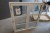 Holzfenster, weiß / weiß, H130xB119,5 cm, Rahmenbreite 11,5 cm. Mit Nut für Unterteil