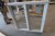 Holzfenster, weiß / weiß, H130xB119,5 cm, Rahmenbreite 11,5 cm. Mit Nut für Unterteil