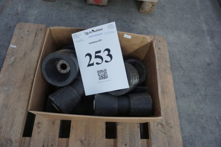 Various rollers for boat trailers