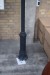 Stand in cast iron. Height: Approx. 330 cm.