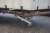 Schwimmbrücke für kleines Boot, dreiteilig, auf Wagen. Gesamtlänge: ca. 9,47 Meter. Breite: ca. 1,5 Meter  - Warenkorb enthalten