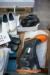 6 pairs of clogs - size 44, 45, 37, 41, 43 + 3 pairs of rubber boots - sizes 47 and 46