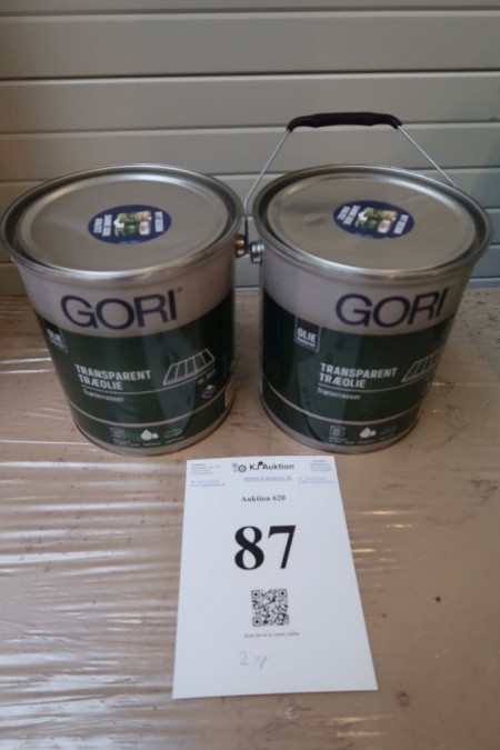 10 Liter Gori, transparentes Holzöl. Farbe: farblos