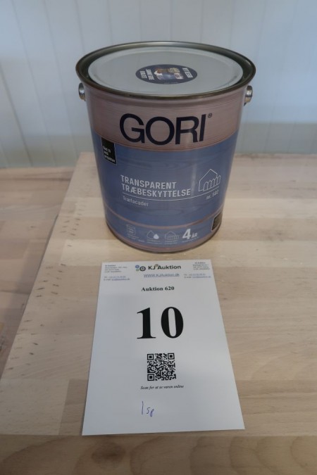 5 Liter Gori, transparenter Holzschutz. Farbe: Bedrängnis
