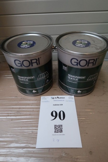 10 Liter Gori, transparentes Holzöl. Farbe: grünlich