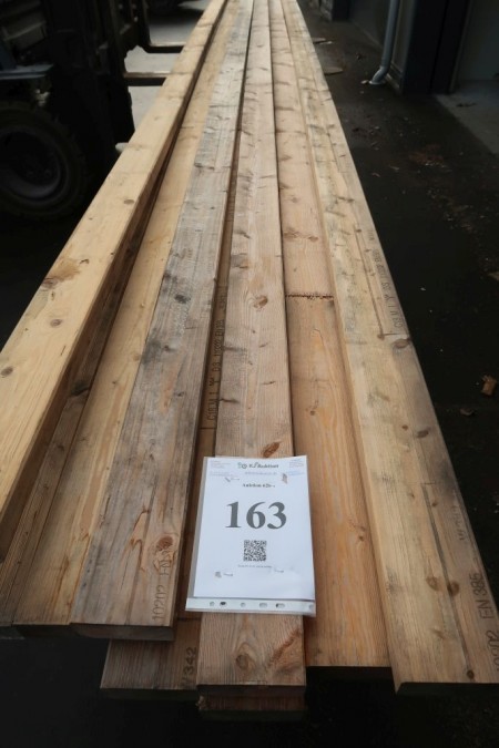 66 Meter Bars. 45 x 125 mm. Länge: 660 cm.