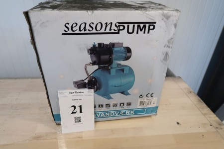 Waterworks seasonal pump. 600W, 230V, max 3.6 m3 / hour