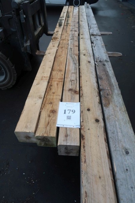 22.8 meters of timber. 130x130, 150x150 mm. Length: 3/420, 1/480, 1/540 cm