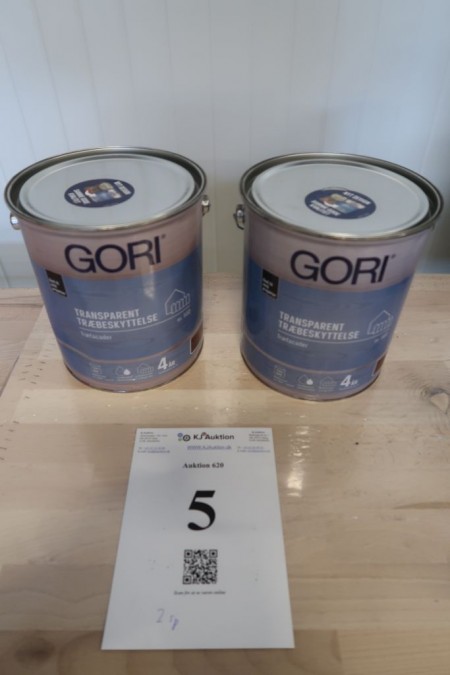 10 Liter Gori, transparenter Holzschutz. Farbe: Teak