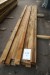 56 meters of rails impregnated. 45x95 mm. Length: 330 cm.