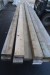 57 Meter Holz. 80 x 155 mm. Länge: 2/360, 1/420, 2/480, 7/600 cm