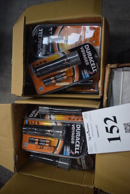 2 boxes of Duracell flashlights. Voyager.