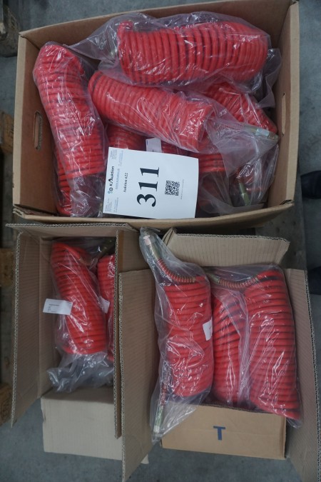 3 boxes of air hoses