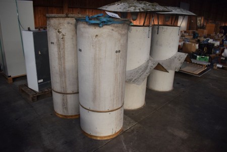 2 pcs chimney for extraction