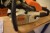 STIHL MS 200 chainsaw. Used but OK.