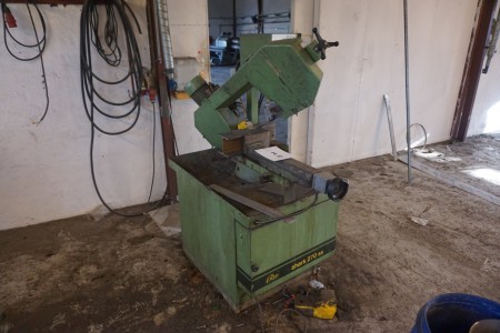 Band saw brand MEP shark 270 SXI with runway length 4.1 meters width approx. 34 cm
