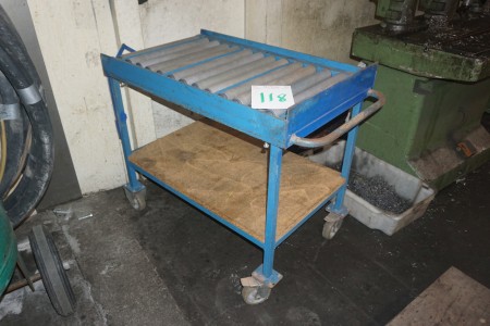 Rullebord med ruller104x62,5x90 cm