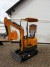Mini excavator 0.8ton demo machine 7 hours about 30 cm shovel