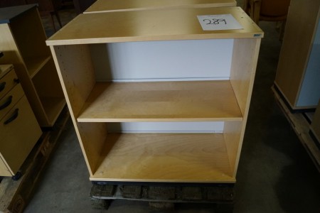 Shelf with shelf + cupboard with 3 drawers 86x80x40 cm