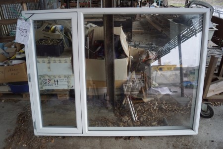 HVIDBERG plastic window 173.3x126.5 cm