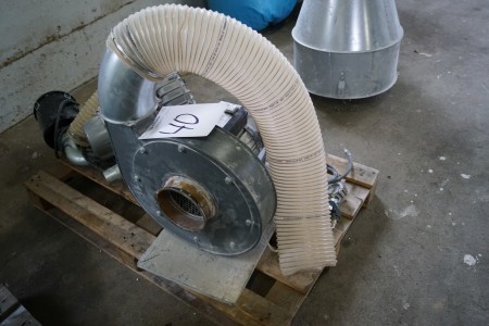 Blowing motor with 160 mm for walking and 160 mm departure