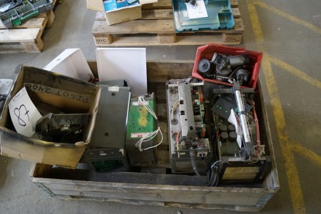 Various spare parts for welders, etc.