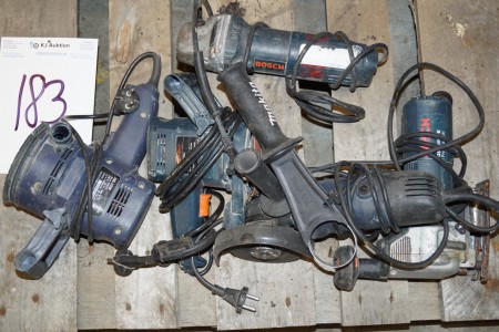 Various electric tools, not tested