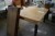 A.Rannje Møbler. bord med tillægsplader 140x110 cm + 3 stk tillægsplader på 50 cm + 1 på 26 cm