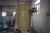 Dust filter cleaning: pressure tanks with accessories H 215 cm D 100 cm