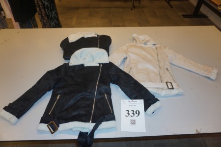 3 pieces. jackets - size S - lambskin.