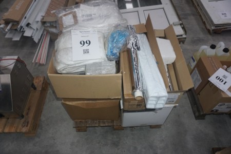 Large lot of vacuum cleaner bags, trays etc.