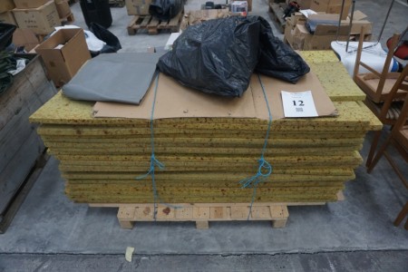 Foam rubber cushions, 161x40 cm