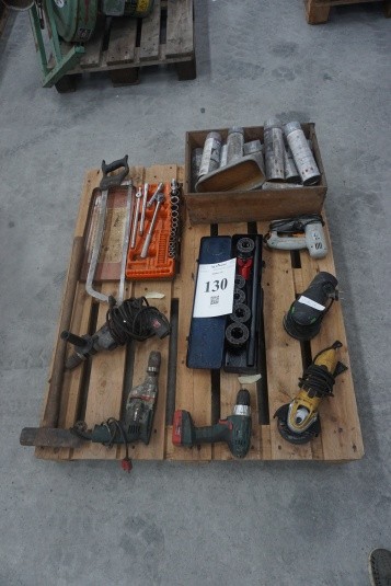 Diverse elværktøj + håndværktøj 