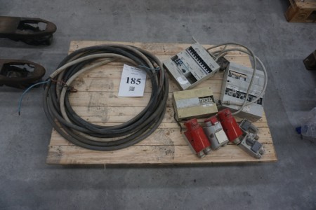 Electrical cables + various connectors