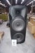 Speakers from Party Light & Sound. Height: 109 cm x 45 cm. 500/1000 W 50/60 Hz.
