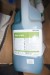 Lot of industrial cleaning products.