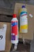 Lot detergents. ECO 11 hand wash detergent 1L 15 pcs. + toilet cleaner 12 pcs + Magicmaxx wetting cleaning agent 11 pcs, lime remover 10 pcs, soap for sensitive skin 12 pcs