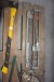 Various used tools + 2 pcs. vice. See pictures for specifications.
