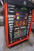 Spielautomat "Heiße Kirsche". 96 x 61 x 33 cm.Euro mønter